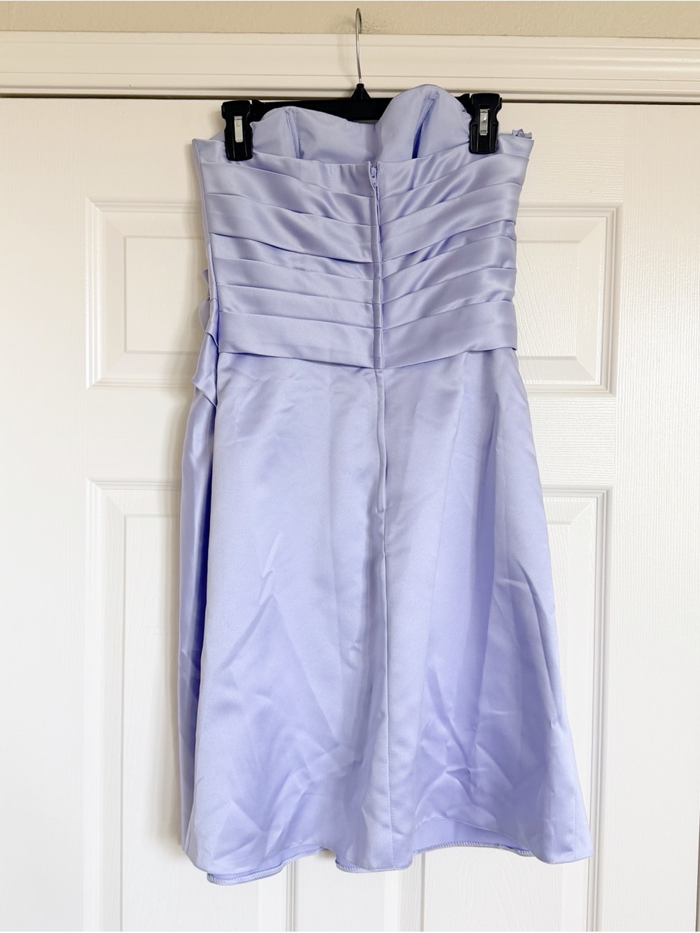 Allure Bridal Lilac Satin Bridesmaid Special Occasion Dress - Picture 4 of 7